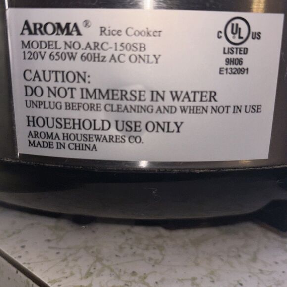 AROMA ARC-150SB 5 qt Digital Cool-Touch Rice Cooker Silver EXCELLENT CONDITION - Picture 2 of 16